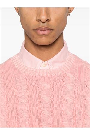 Pink cotton sweater RALPH LAUREN | 710965867004PINK